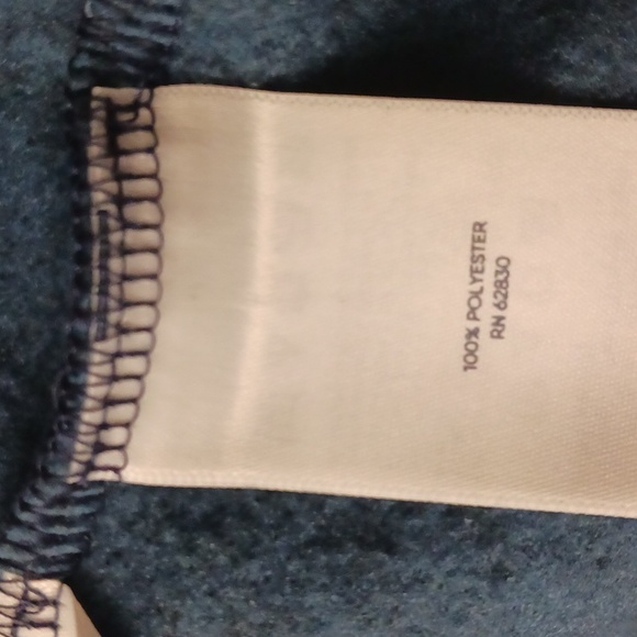 Land's End size 2X women's fleece shacket in a Glen Plaid deep sea navy … - Picture 12 of 17